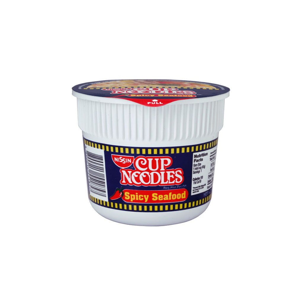 Nissin Cup Noodles Mini Spicy Seafood 40g