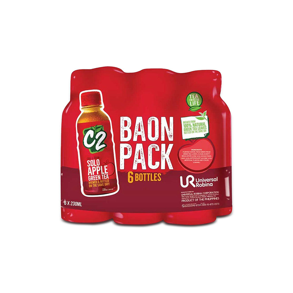 C2 Apple Solo 230ml Baon Pack 6s