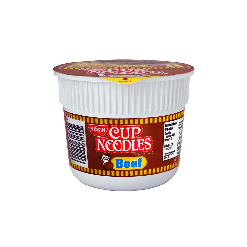Nissin Cup Noodles Mini Beef 40g